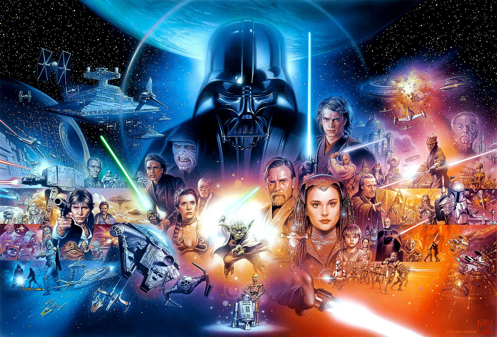 best perso, star wars prélogie and trilogie